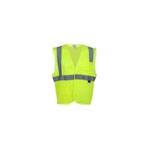 Standard Class 2 Mesh Hook & Loop Safety Vest - Lime