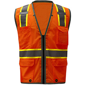 Premium Class 2 Brilliant Vest - Orange