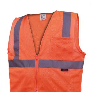 Class 2 FR Treated Hook & Loop Vest - Orange 1 Class 2 FR Treated Hook & Loop Vest - Orange