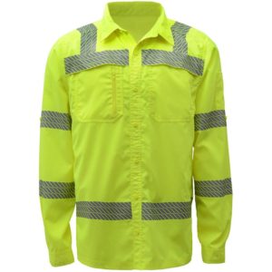 Class 3 New Designed Lightweight Shirt Rip Stop Bottom Down Shirt w/SPF 50+